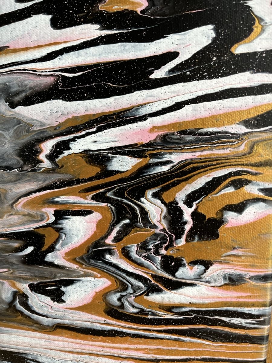 Dipinti: Abstraktes Acryl-Gemälde "Sternenstaub" – Nuovo (secondo la descrizione) da Hochdorf venduto da Jasminurschel 2