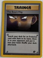 Pokémon The Boss’s Way 73/82 Team Rocket EN 2000 WOTC