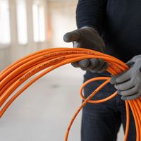 Netzwerk 50m Cat 7  Verlegekabel Halogenfrei Installation