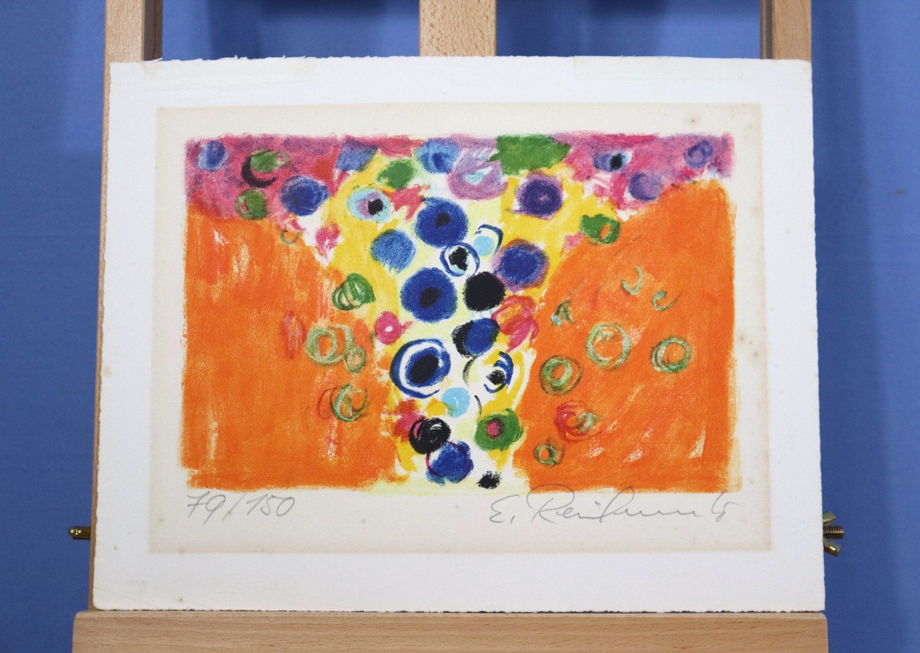 Grafica & Litografie: Emil Reichmuth 1931-2017, kleine Lithographie, handsigniert – Usato da Zug venduto da Kunst-Fundgrube 4