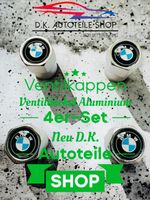 BMW Ventilkappen Ventildeckel 4er-Set Aluminium in silber