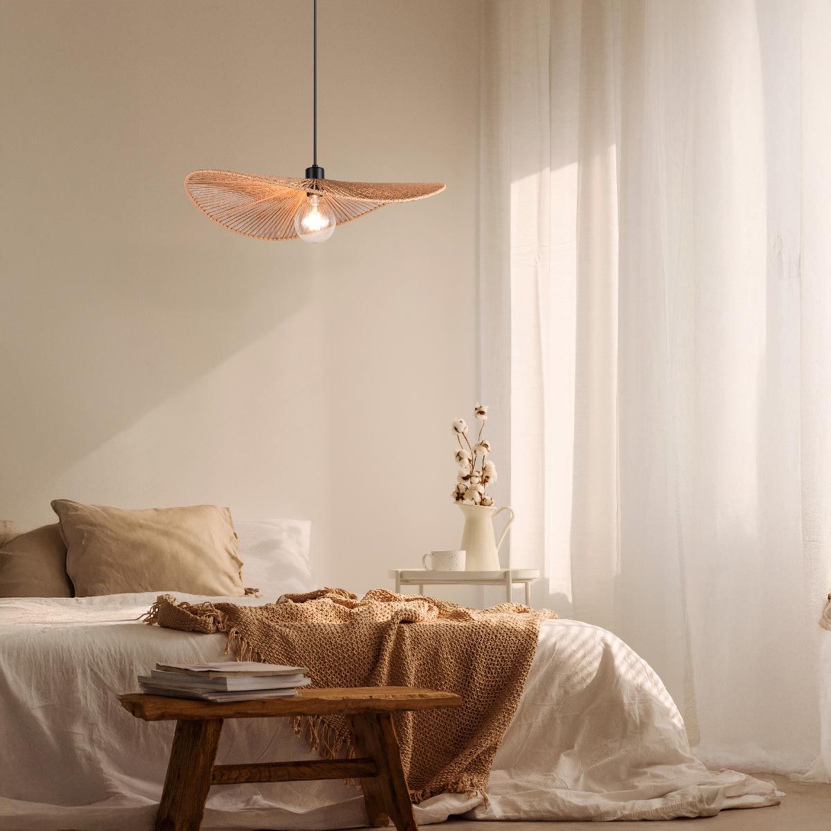 Lampadari & plafoniere: Pendelleuchte, Papiergarn, 58 cm Ø – Nuovo (secondo la descrizione) da Kreuzlingen venduto da Smart-Light 1
