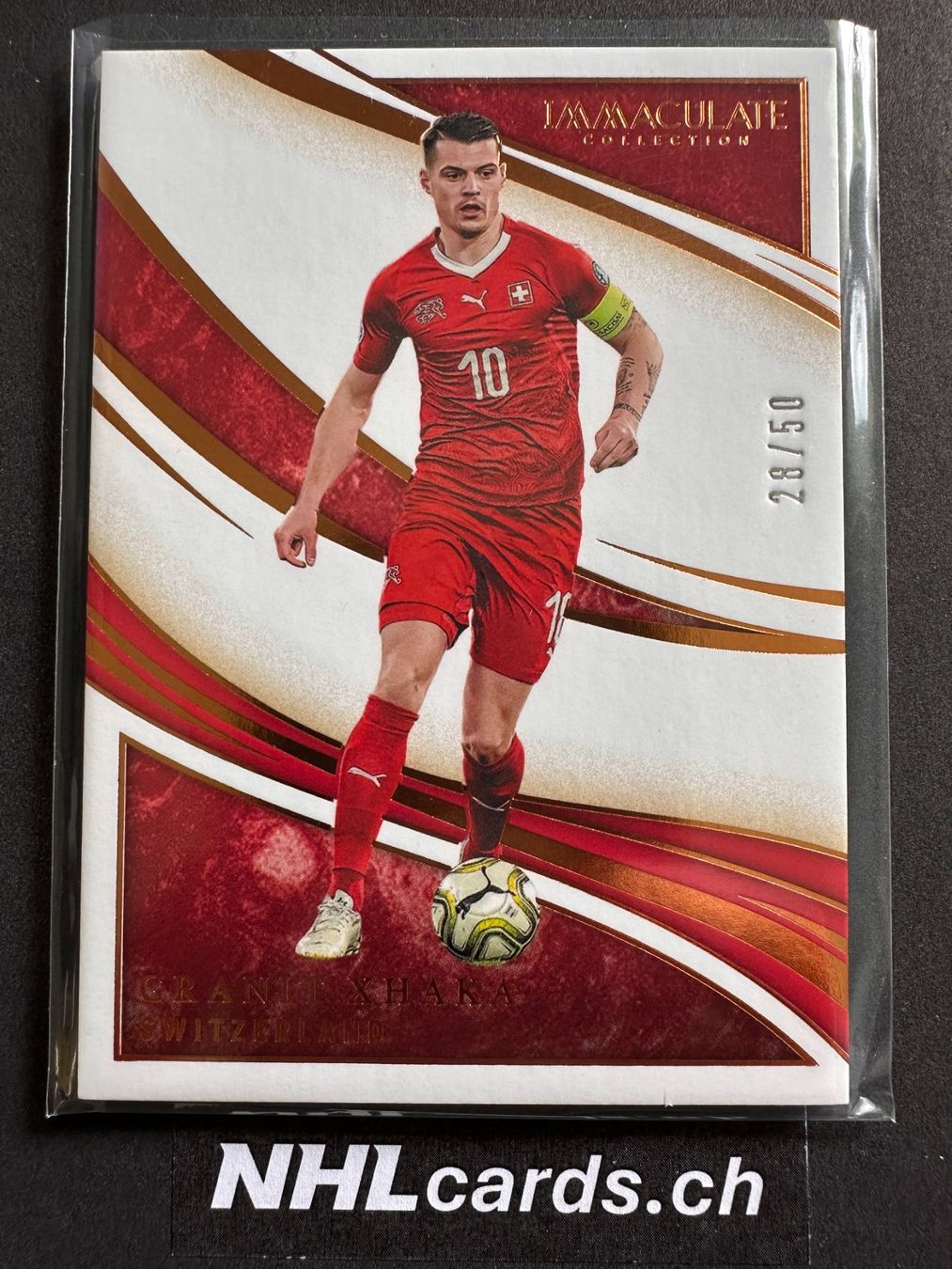 Panini Carte collezionabili: Granit Xhaka Panini Immaculate /50 – Usato da Belp venduto da nhlcards.ch