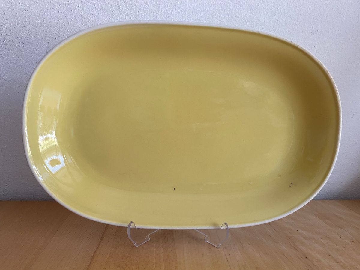 Rössler Piatti di portata: Rössler Platte pastellgelb Grösse 32 – Usato da Schwarzenburg venduto da Michellu 4
