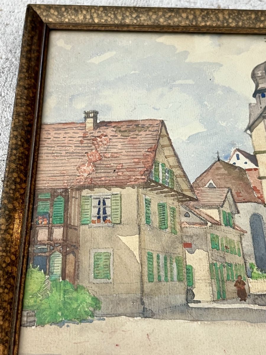 Dipinti: Painting - Hugo Wilhelm Pfahlmer – Usato da Lausanne venduto da William7 4