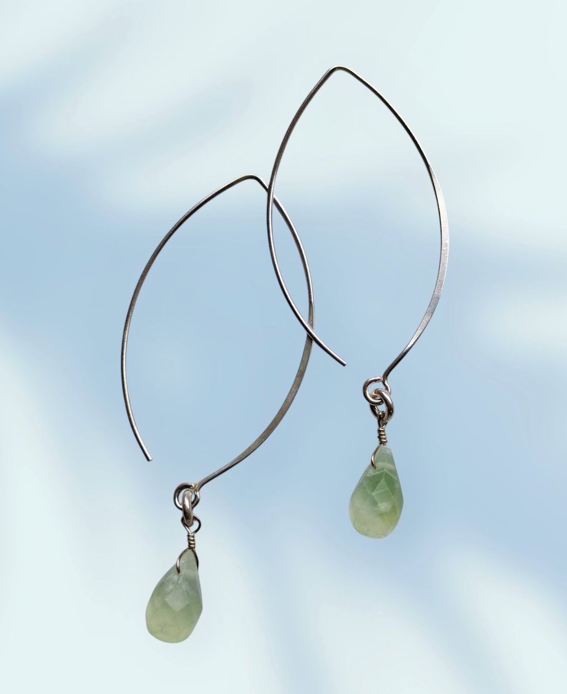 Ohrringe & -stecker: Ohrringe 925 sterling Silber mit Prehnit hellgrün – Neu (gemäss Beschreibung) aus Schwyz von els_7cys 2