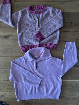 2 rosa Pullover Damen Grösse S