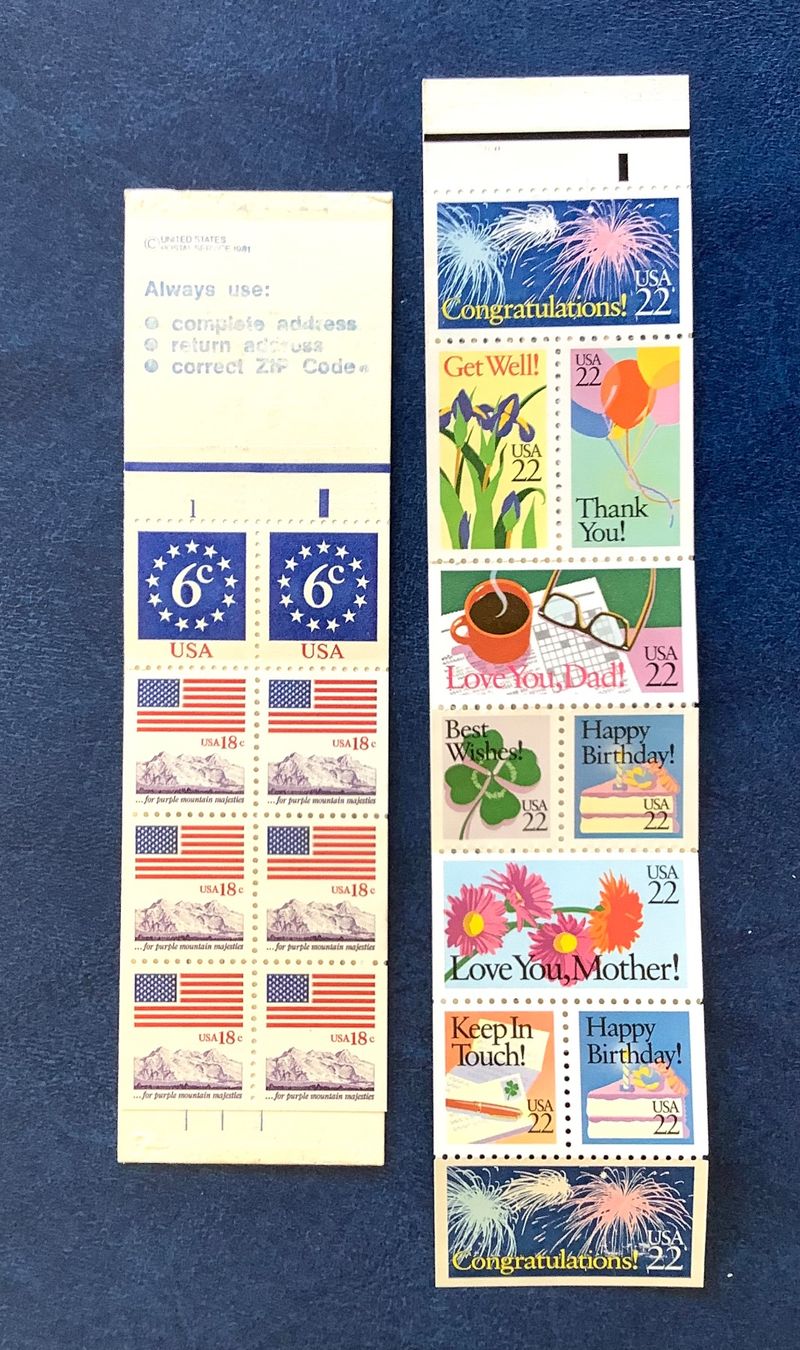 Tutti i francobolli: 1981-86 USA / 2 Markenheftchen Postfrisch ** – Nuovo (secondo la descrizione) da Liestal venduto da Skunk02