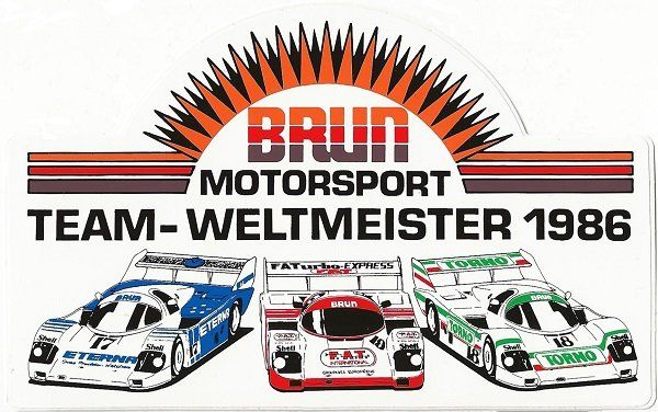 Sticker: Sticker Brun Racing – Usato da Solothurn venduto da F1shop1