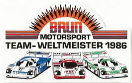 Sticker Brun Racing