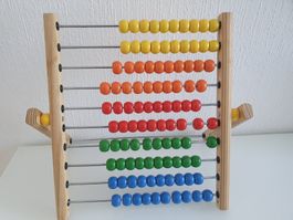 Boulier de calculs en bois pour enfants bon état