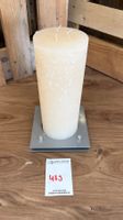 0489 Posten Raureif Kerze aus Liquidation