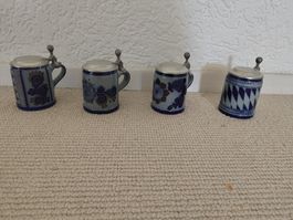 Keramikkrüge 4er Set