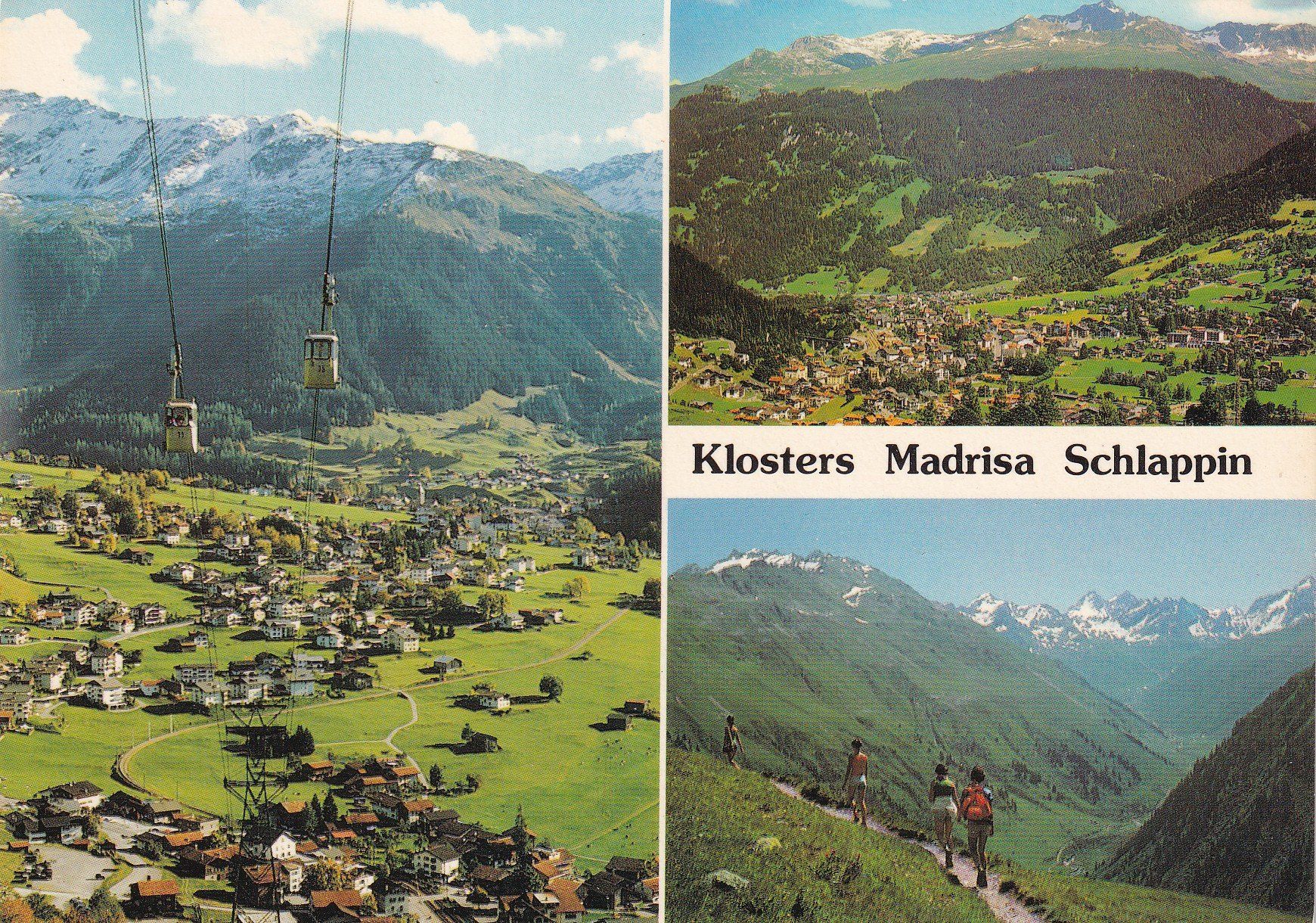 Ansichtskarten: Klosters Madrisa Schlappin Multivues – Gebraucht aus Cormoret von Pascalll2001