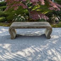 Steinbank Bluestone 120cm Gartenbank Opiumstyle Naturstein