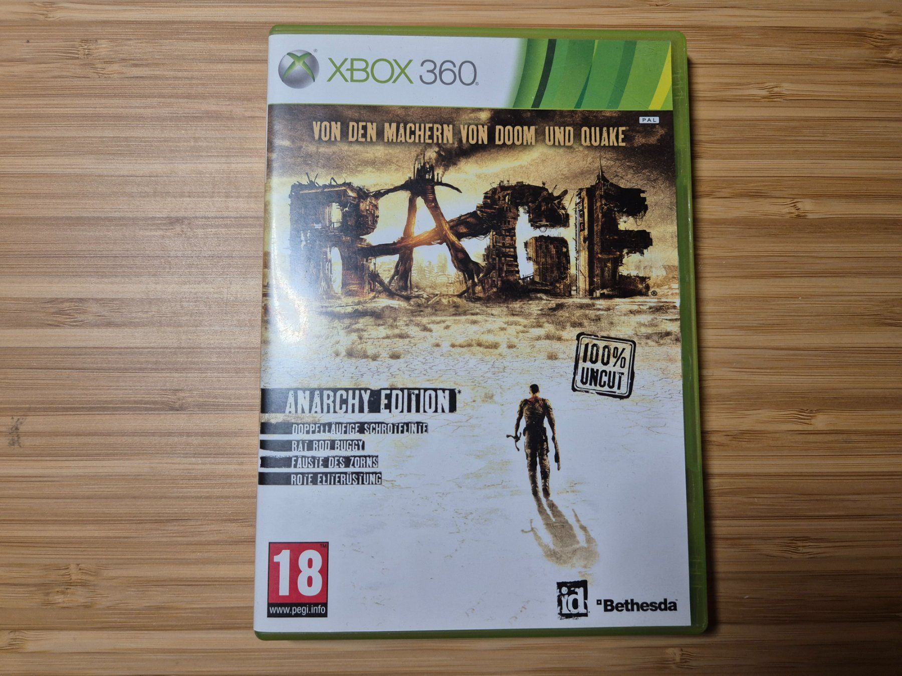 Jeux: Rage für Xbox 360 – D'occasion à Ried-Muotathal par Kaegi16