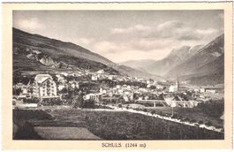 SCHULS (1244 m) - Gesamtansicht (um Sommer) ca. 1915 (GR)