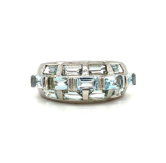Ringe: 925 Silber - Ring Aquamarin – Gebraucht aus Safenwil von Kroll1974