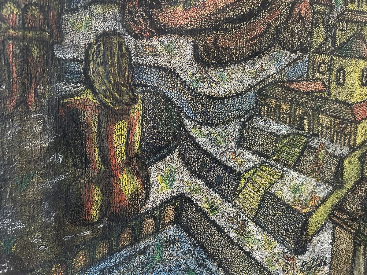 Gemälde: Freddy Gerber Original 1981 Ölgemälde – Gebraucht aus Glarus von KunstWerkEr-LS87 2