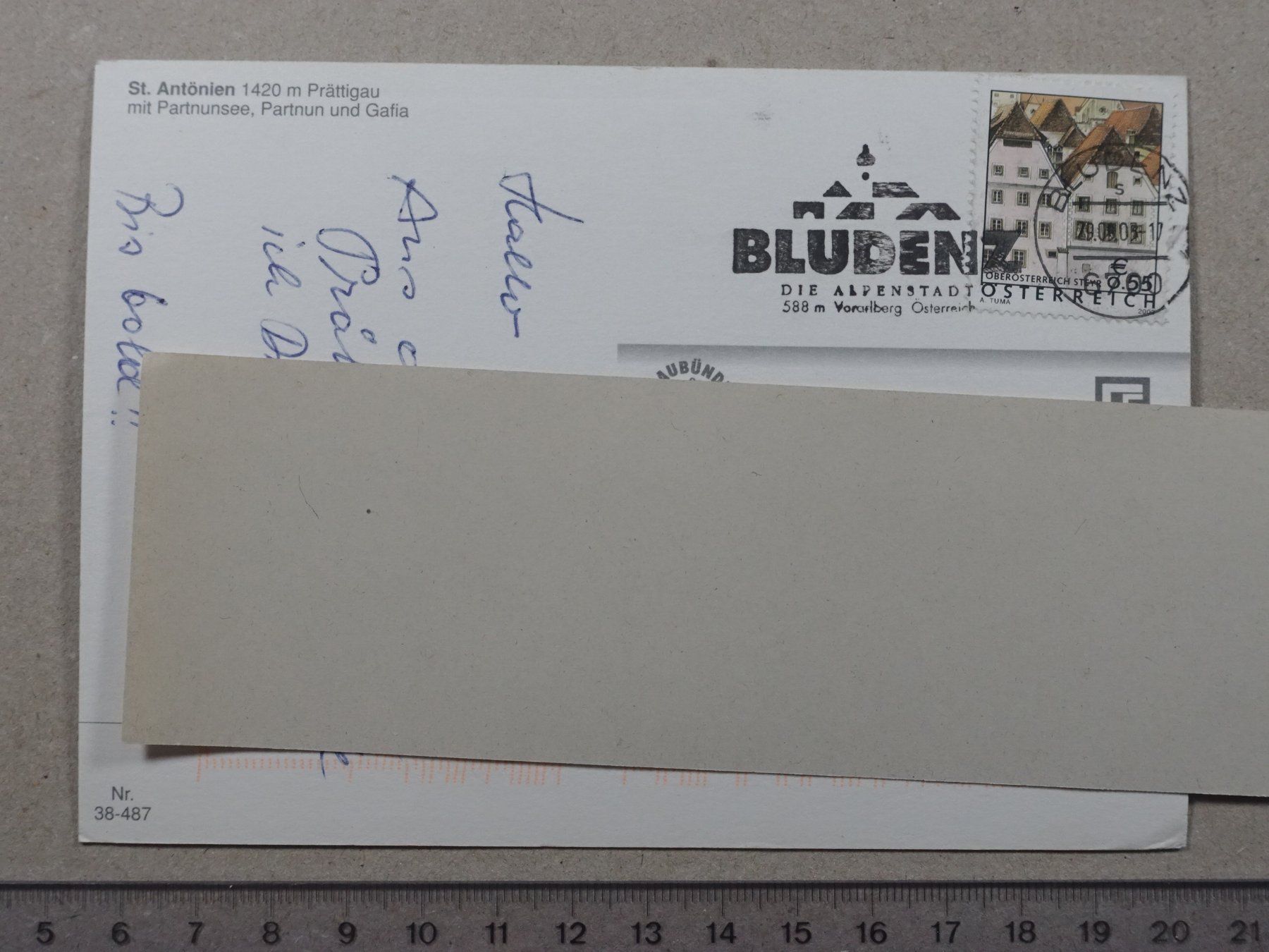 Cartes postales: St. Antönien, 2003 – D'occasion à Lenzburg par fh1 1