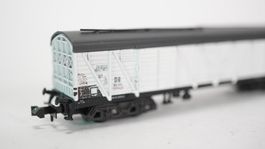†† e43 Spur N Roco DB Güterwagen weiss