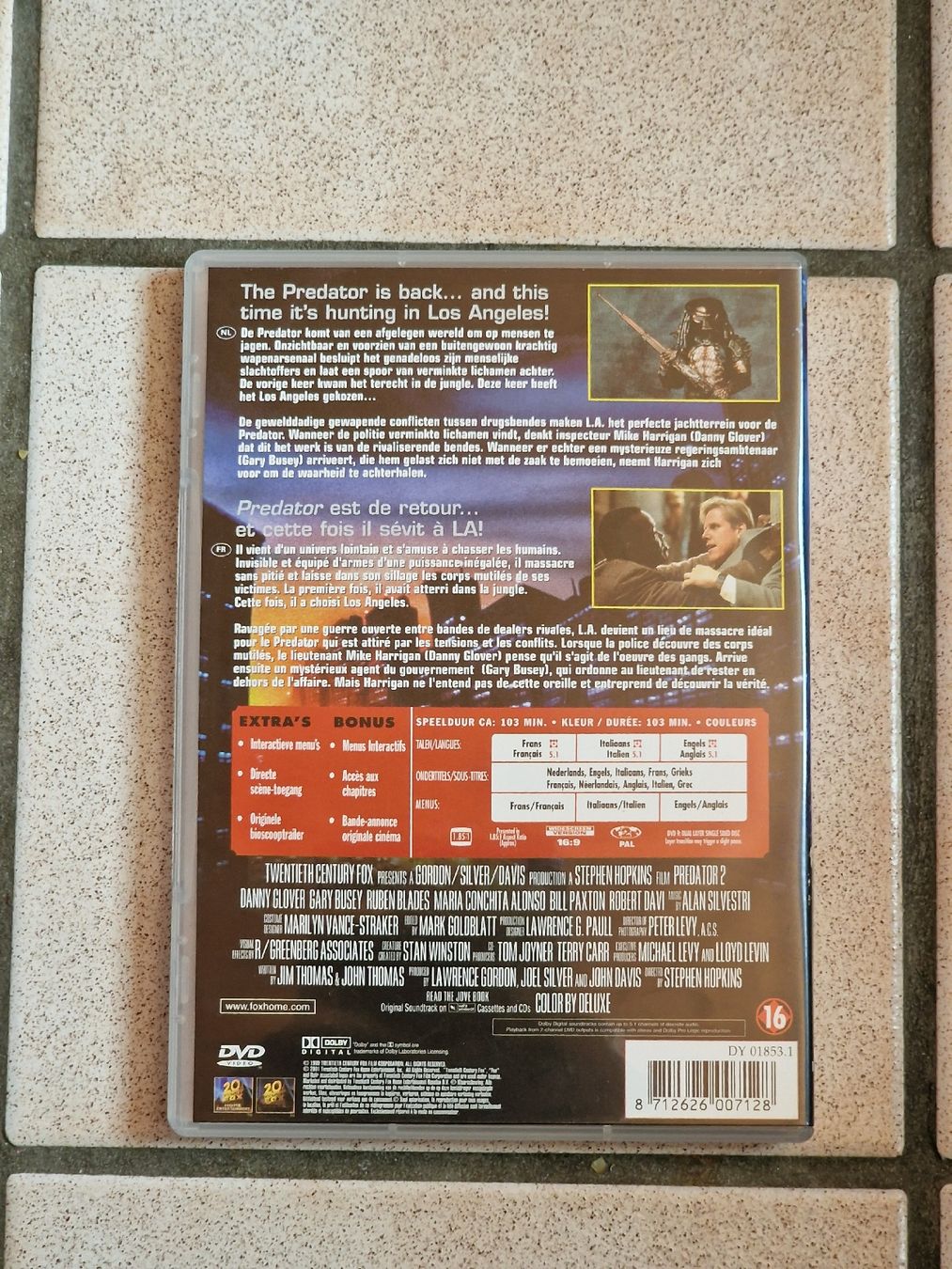 Tutti i DVDs: DVD Predator 2 – Usato da Echallens venduto da mal_z665 1