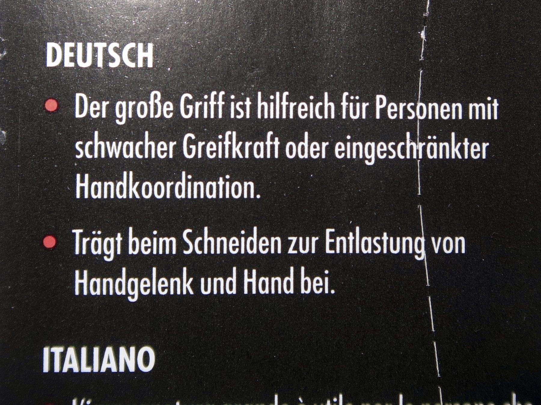 Couteaux de cuisine: Wiegemesser mit rutschfestem Gummigriff – Neuf avec emballage d'origine à Hombrechtikon par Bluecoral 2