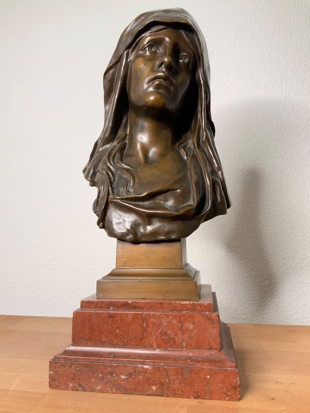 Sculture & Statue: Bronze buste Sainte Vierge Marie – Usato da La Heutte venduto da Mikeller74