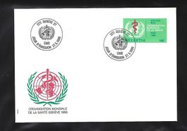 1975 - FDC / das offizielle Signet der OMS (VI-OMS)