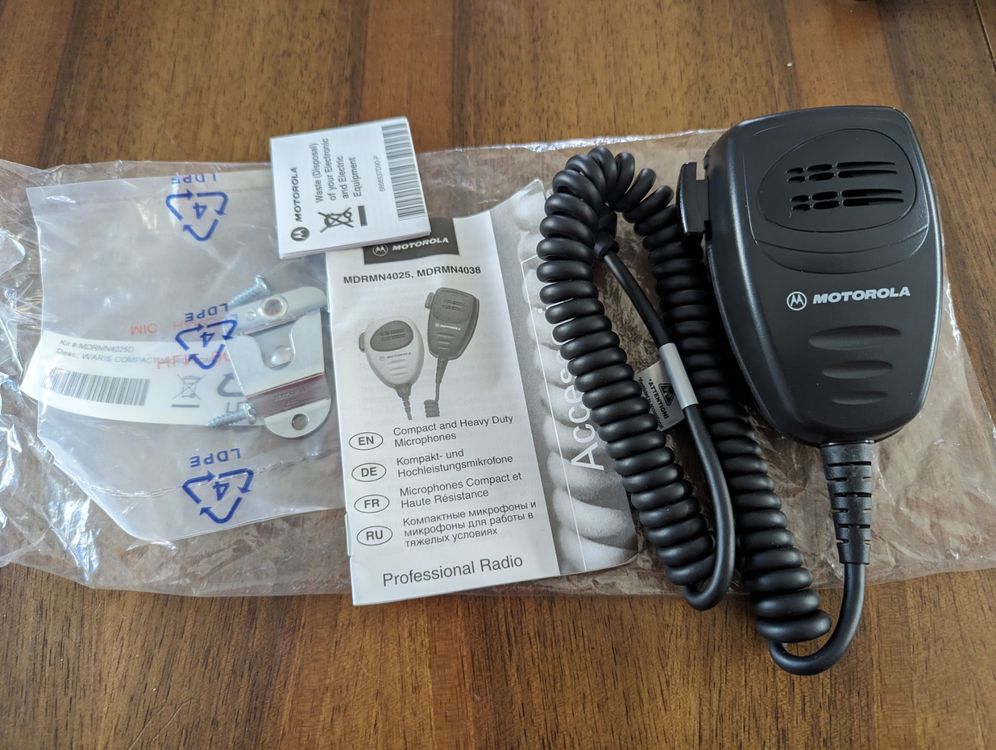 Motorola Handmikrofon MRMN4025D fuer Funkgerät | Kaufen auf Ricardo