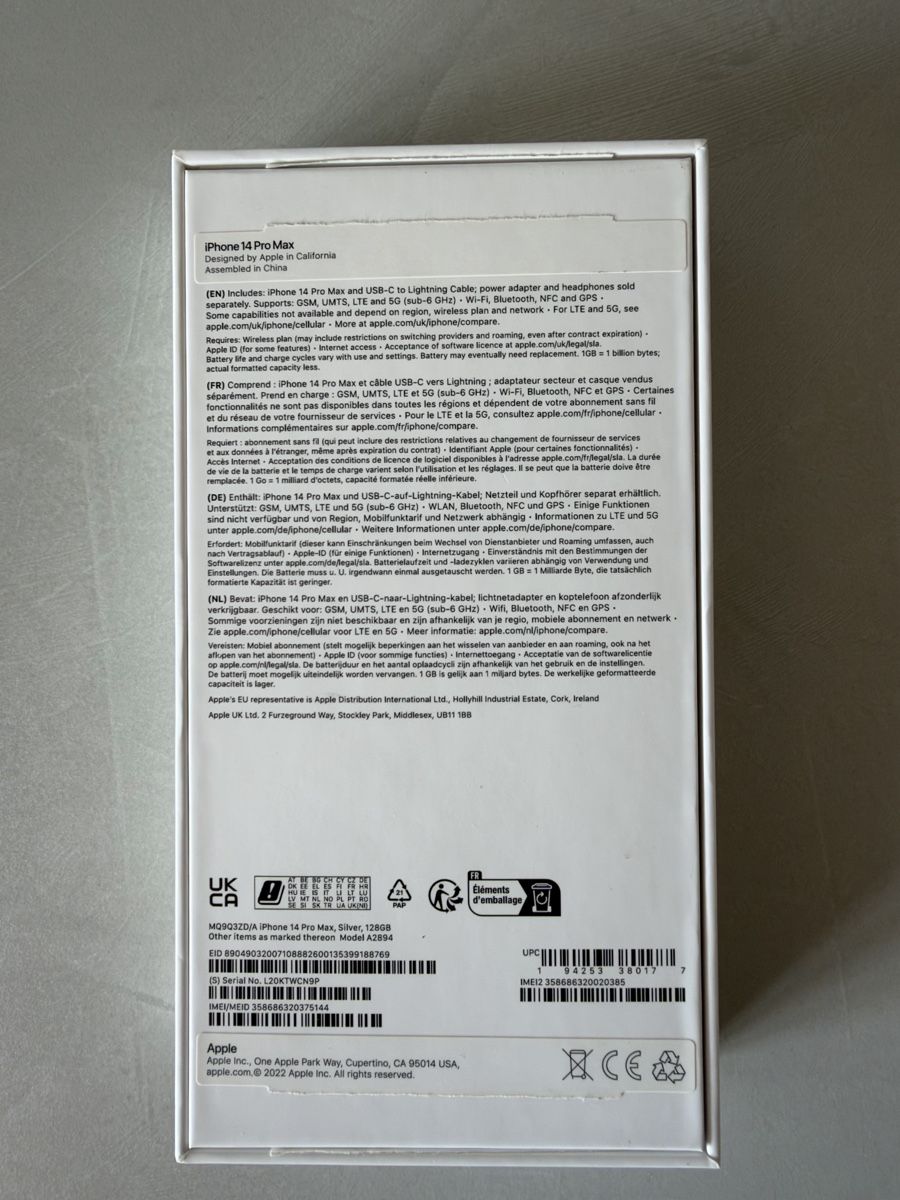 Apple Portables: iPhone 14 Pro Max 128GB – Défectueux à Knonau par terraphos 5
