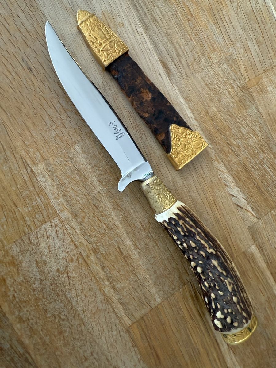 Solingen Zubehör: Altes Jagdmesser A. Wingen Solingen antikes Messer – Neu (gemäss Beschreibung) aus Goldach von Messerguru 2