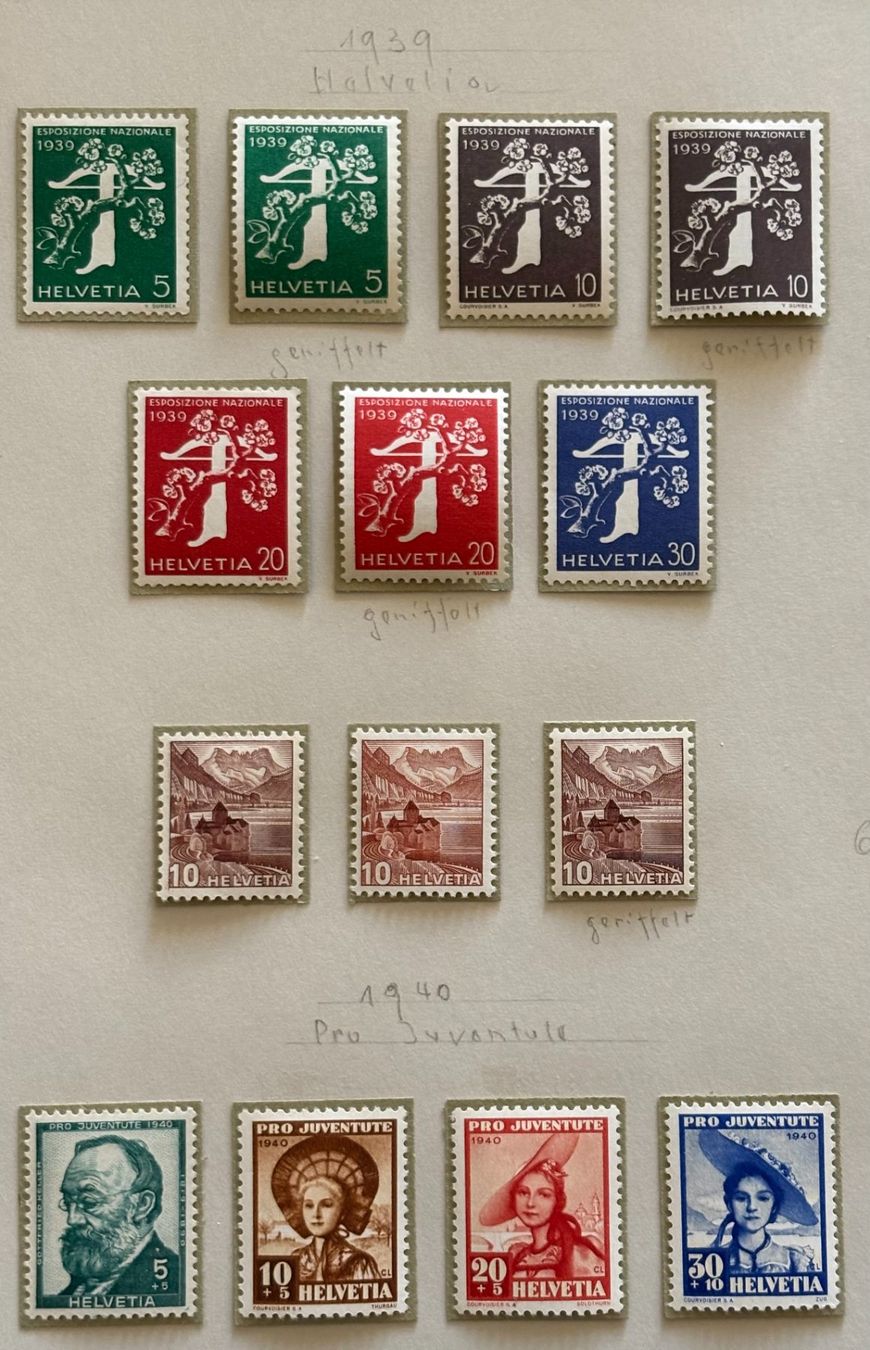 Alle Briefmarken: BRIEFMARKEN 1939/40 – Gebraucht aus Ostermundigen von Heavenmaus75