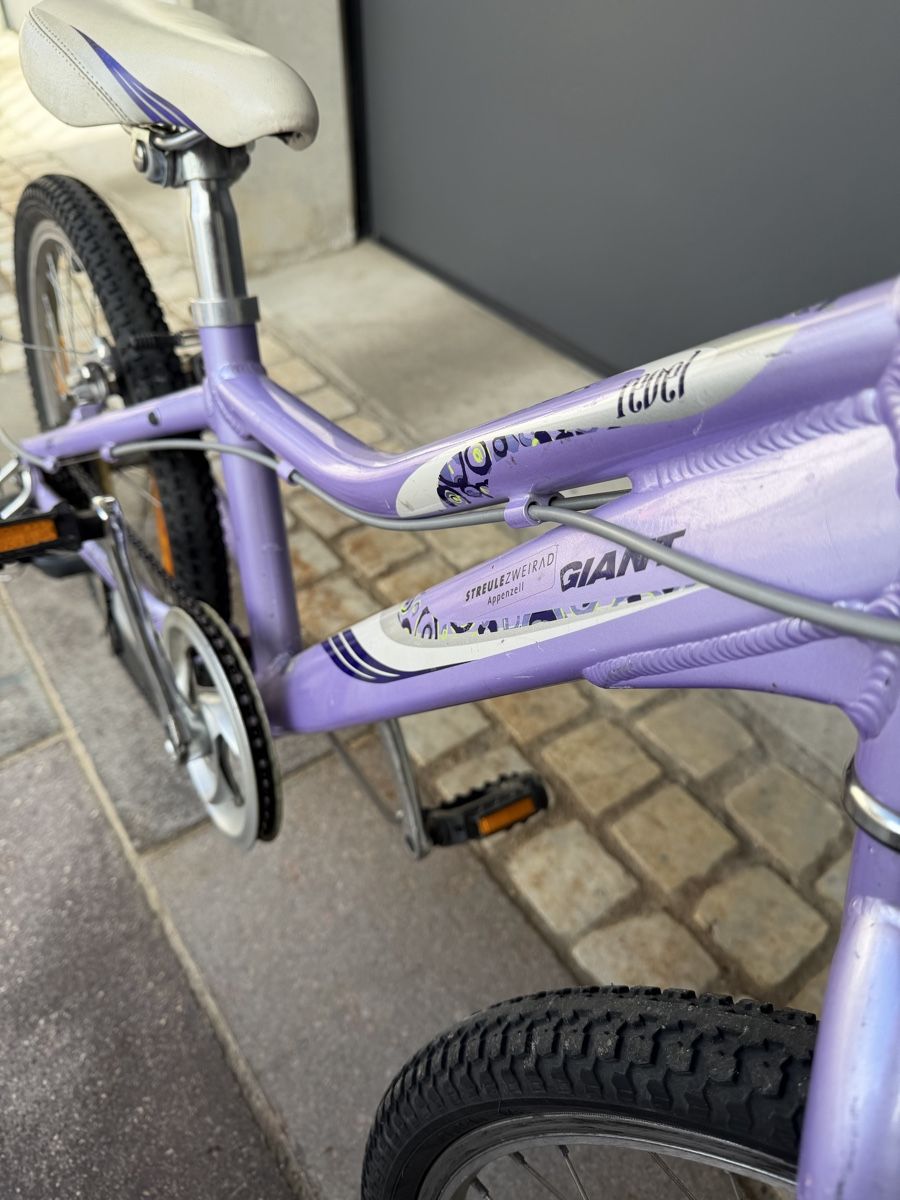 Giant Biciclette: Lilafarbenes Giant Kinderfahrrad – Usato da Bülach venduto da FrauLore 8
