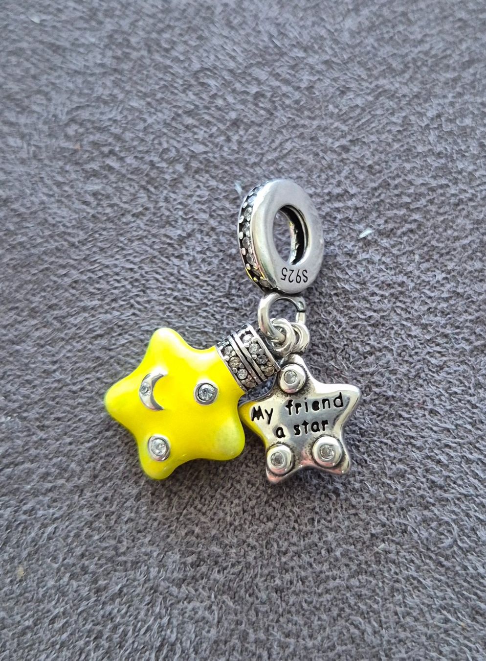 Ciondoli: Silber Charm Stern leuchtend +Garantie – Nuovo (secondo la descrizione) da Rotkreuz venduto da Carbone_Bijou-Shop