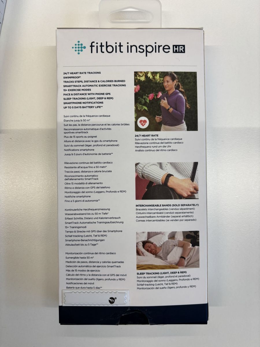 Fitbit Smartwatch: Fitbit inspire HR – Neu und originalverpackt aus Zürich von 8003-vh 1