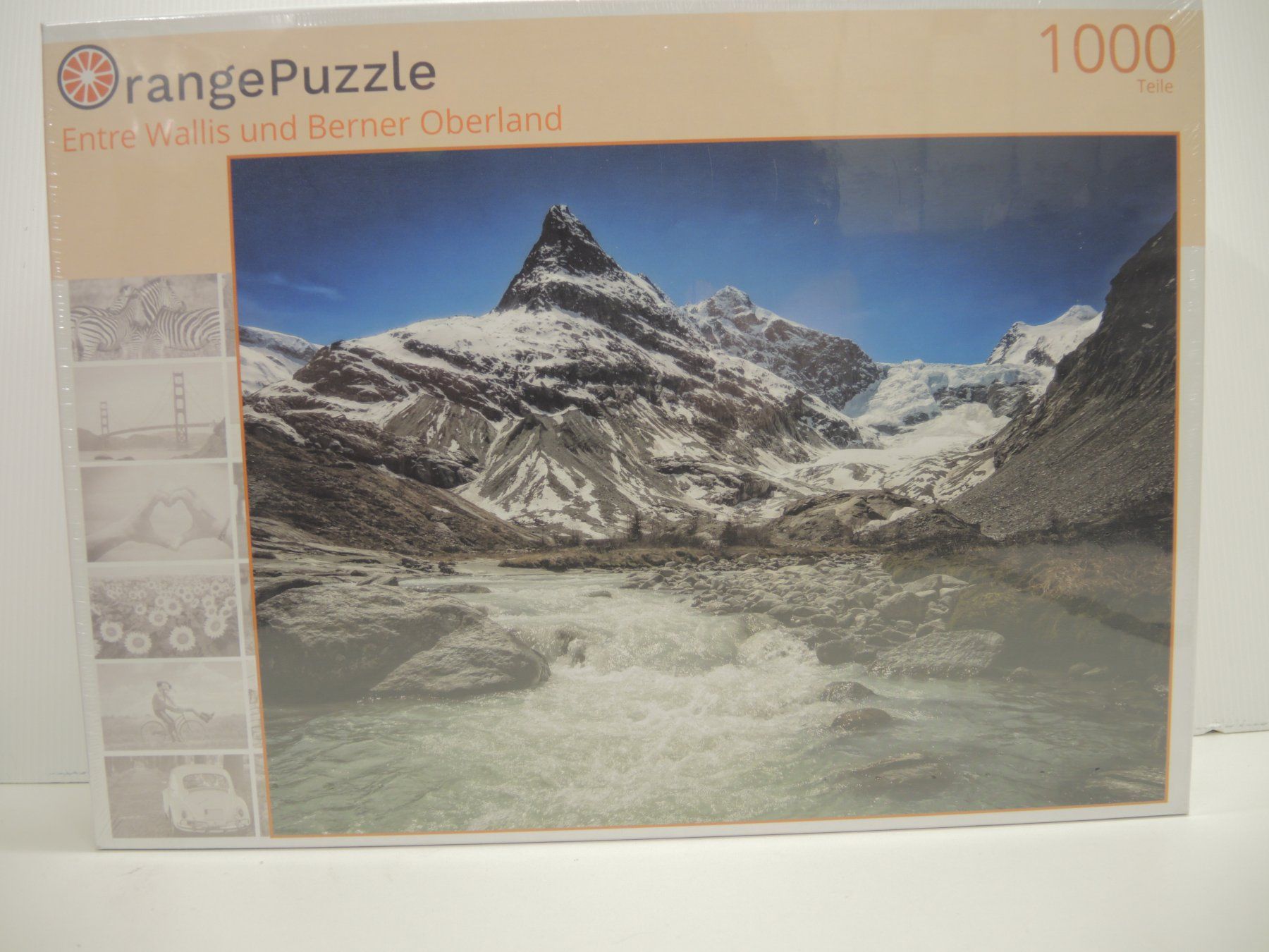 Puzzle: Orange 28 Wallis und Berner Oberland 1000 – Nuovo e nell'imballaggio originale da Dagmersellen venduto da FBM-Bacheli