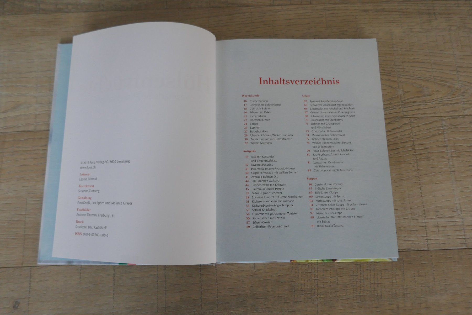 Libri: Hülsenfrüchte von Erica Bänziger – Usato da Port venduto da uzuku 2