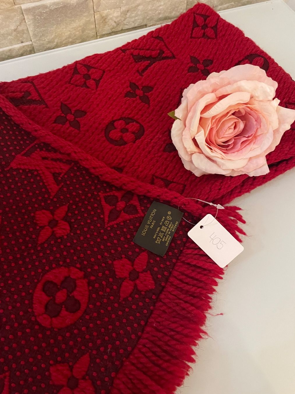 Louis Vuitton Foulard & Sciarpe: Louis Vuitton Schal Logomania - Nr. 405 – Usato da Hittnau venduto da LuxAndMore 1