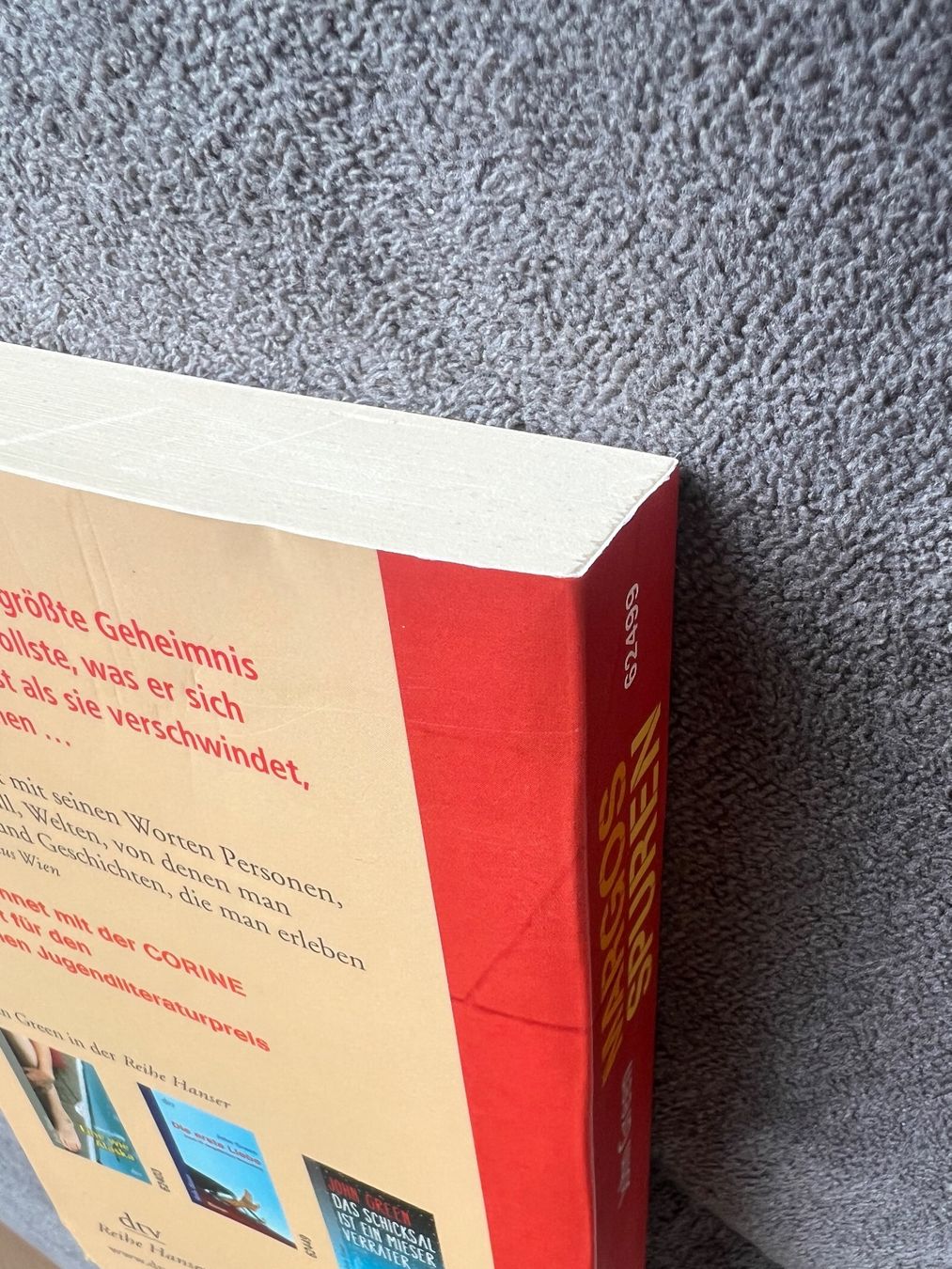 Libri: John Green Margos Spuren Buch – Usato da Trasadingen venduto da Kim_06.02. 4