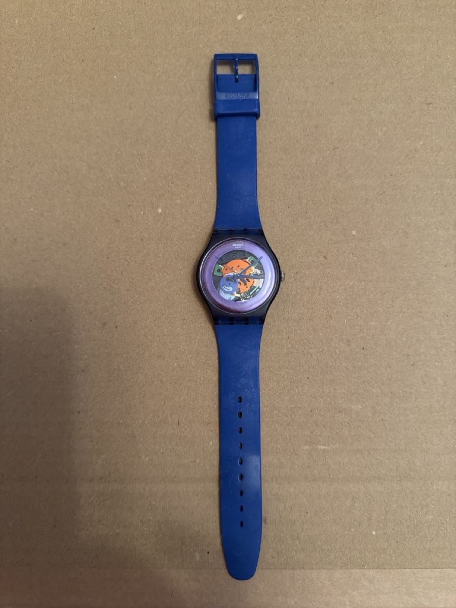 Swatch Orologi: Swatch Rebell königsblau – Nuovo (secondo la descrizione) da Zürich venduto da estrichundkellerleer