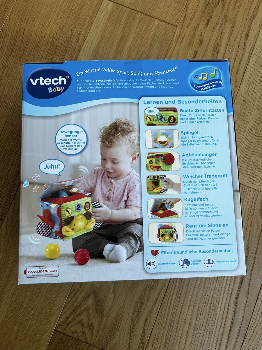 Vtech Spielzeuge: Vtech Baby 1-2-3 Soft Cube Sensory Toy New – Neu und originalverpackt aus Wädenswil von Roli1213 3