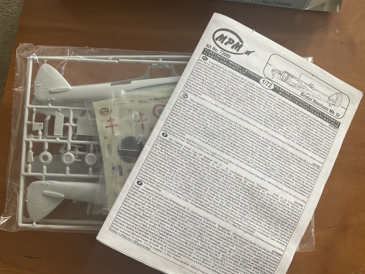 Kit di modellismo & Modellini statici: Bristol Blenheim mk.IV   MPM 1/72 – Nuovo (secondo la descrizione) da Nyon venduto da KAFOUX 1