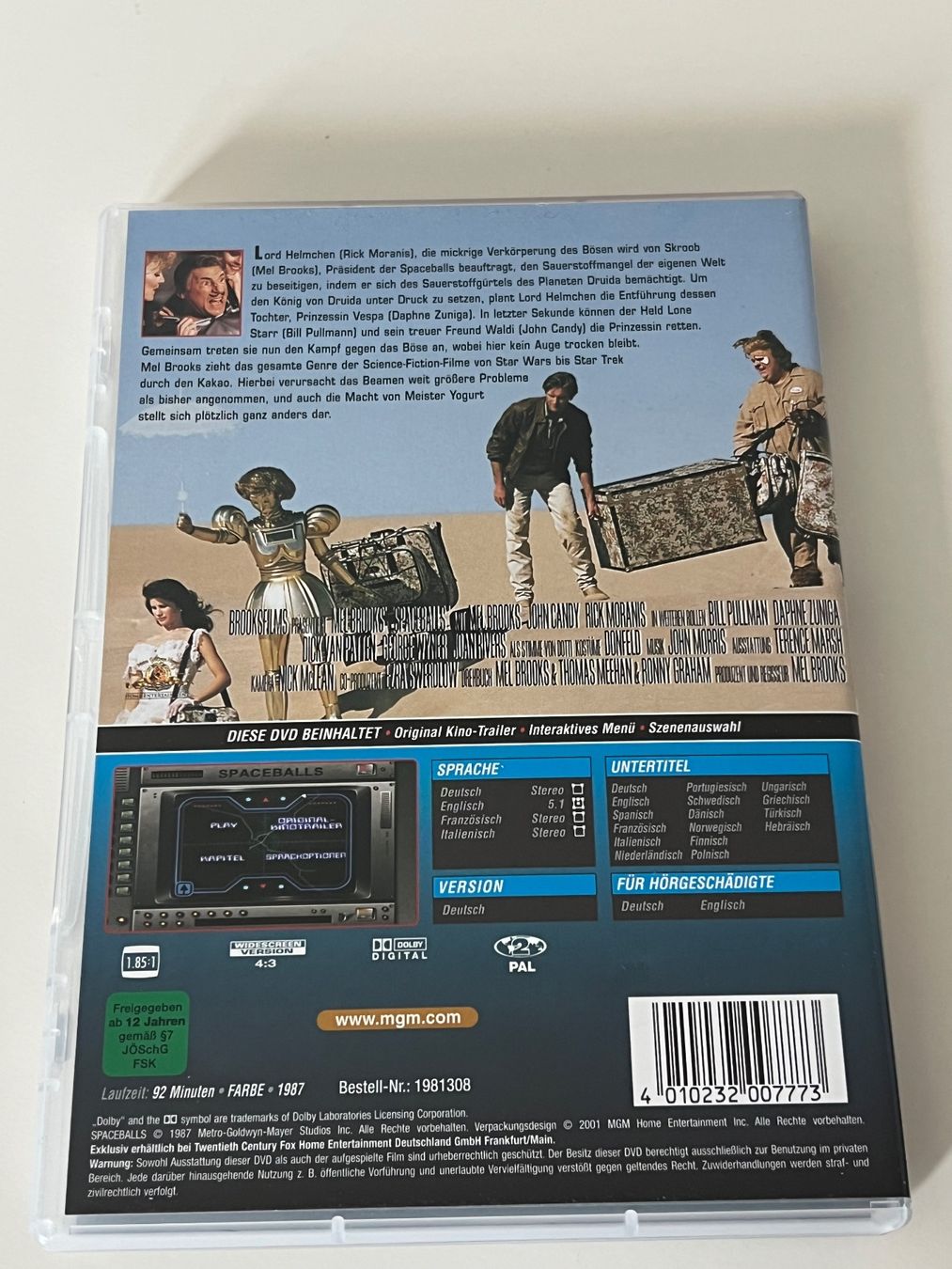 Tutti i DVDs: Spaceballs DVD – Nuovo (secondo la descrizione) da Altstätten SG venduto da sheamus 1
