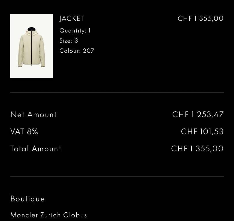 Giacche: Moncler Jacke  – Usato da Nürensdorf venduto da AAD_ 2