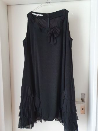 Cocktailkleid von mat Gr.L = 48/50 Schwarz