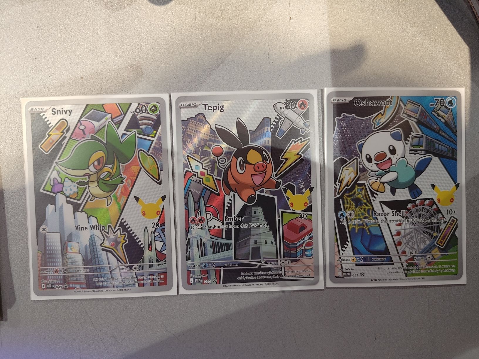 Pokémon Carte collezionabili: first partner set series 2 black white starters – Nuovo (secondo la descrizione) da Schwerzenbach venduto da VityaCrafts