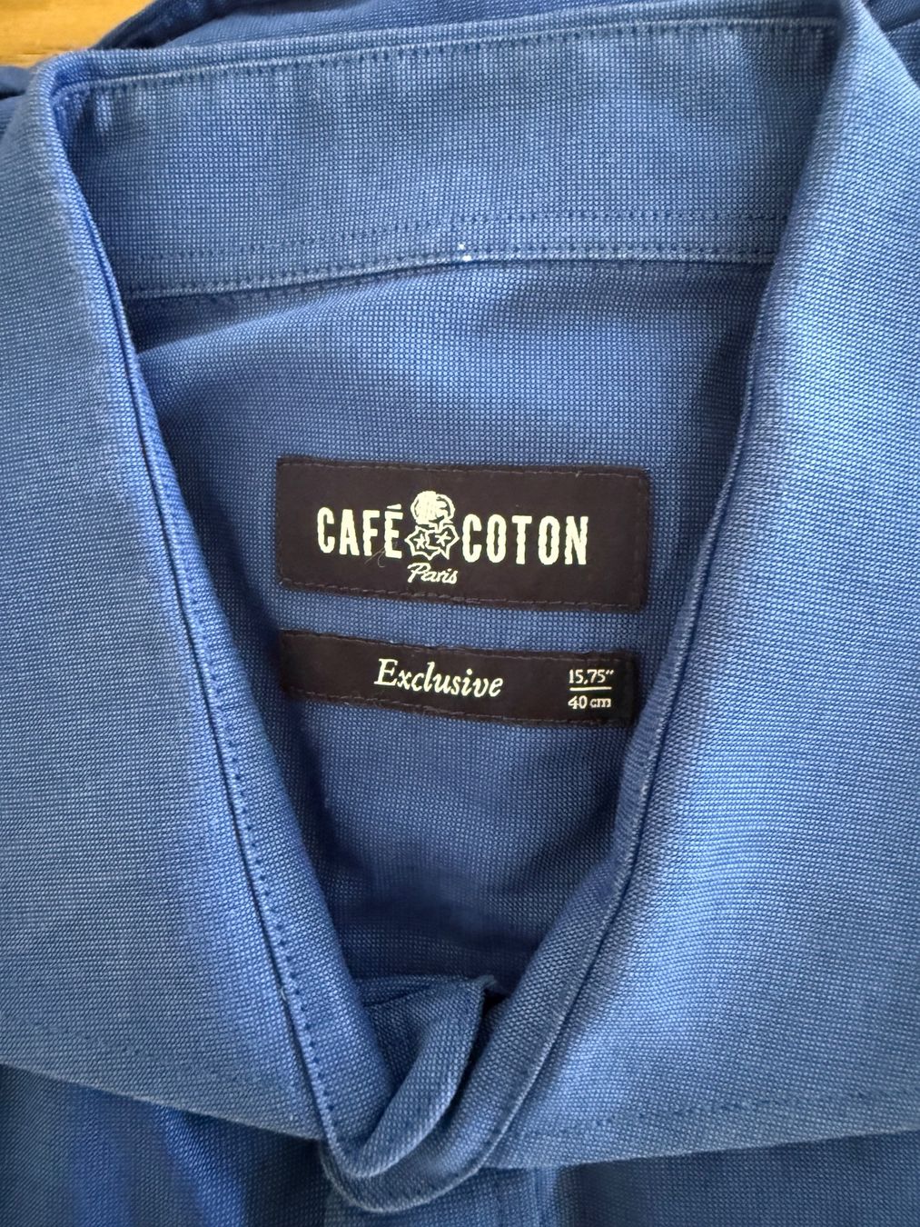 Chemises: Business Hemd Cafe Coton - dunkelblau – D'occasion à Thalwil par pie_w2lk 2