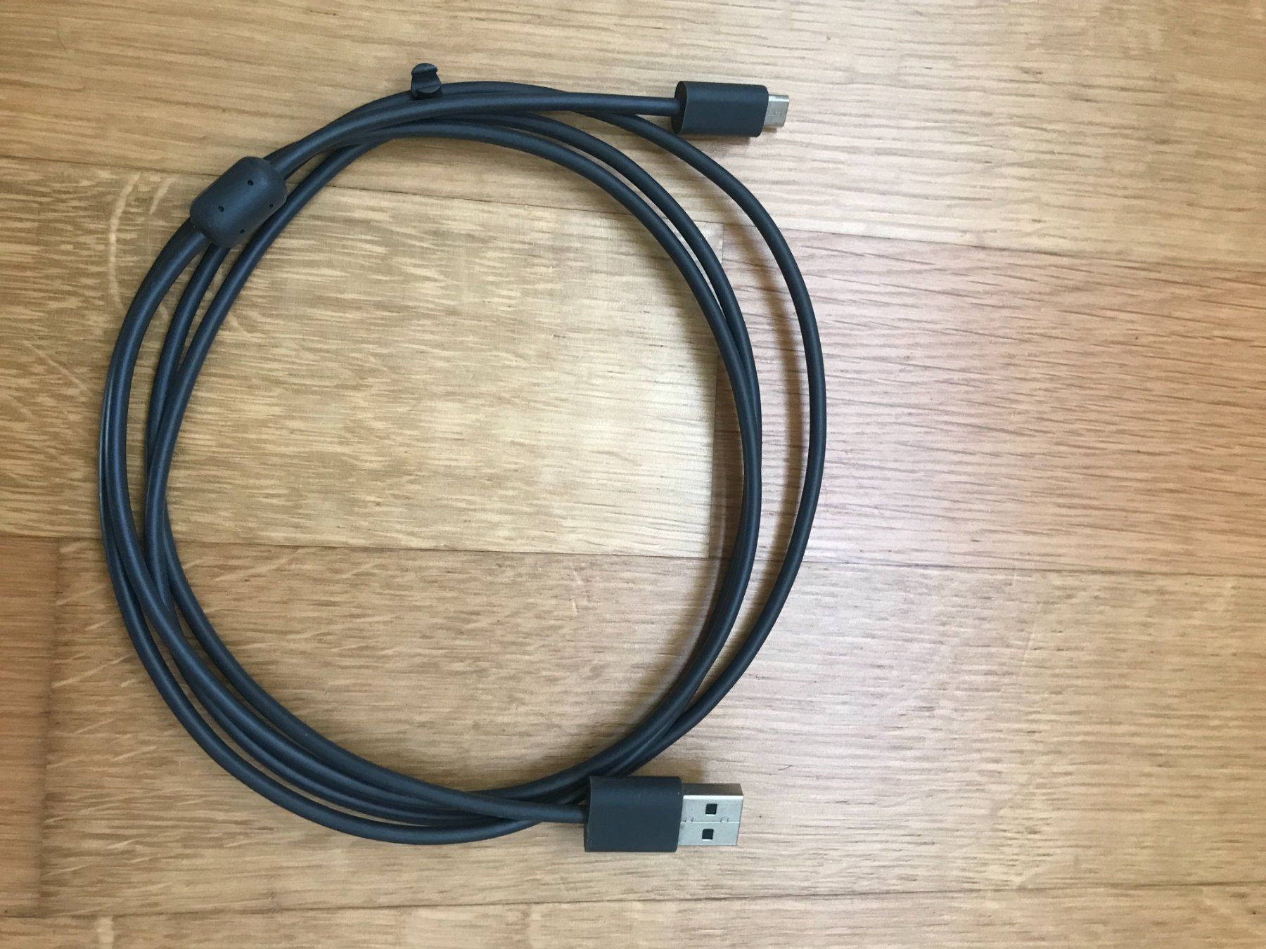 Kabel: USB-A auf Micro-USB Kabel 1,5 m schwarz – Gebraucht aus Zug von Cry71