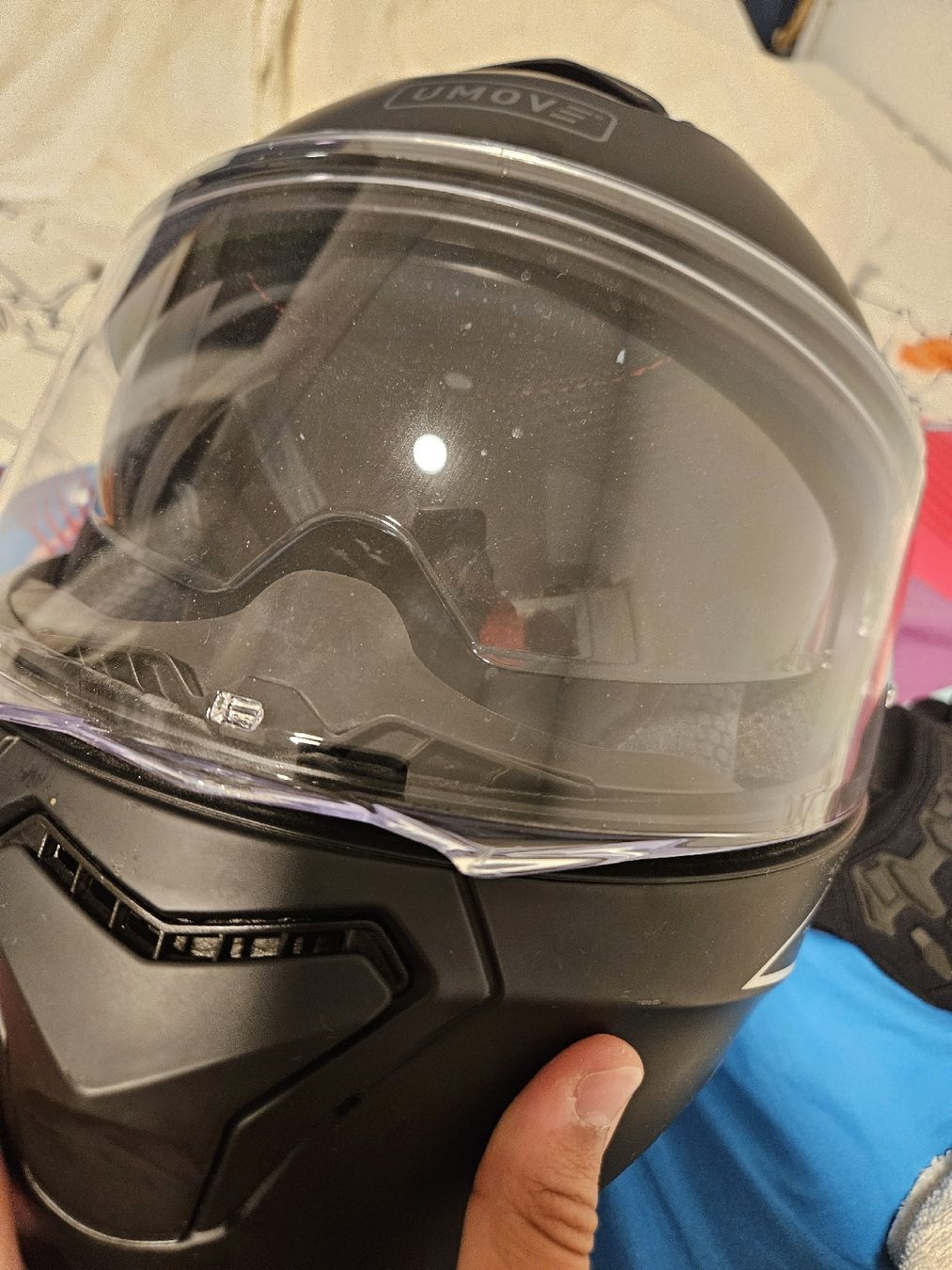 Caschi & visiere: Casco modulare UMOVE nero ECE 22R06 taglia S – Usato da Cadenazzo venduto da bai_255d 4